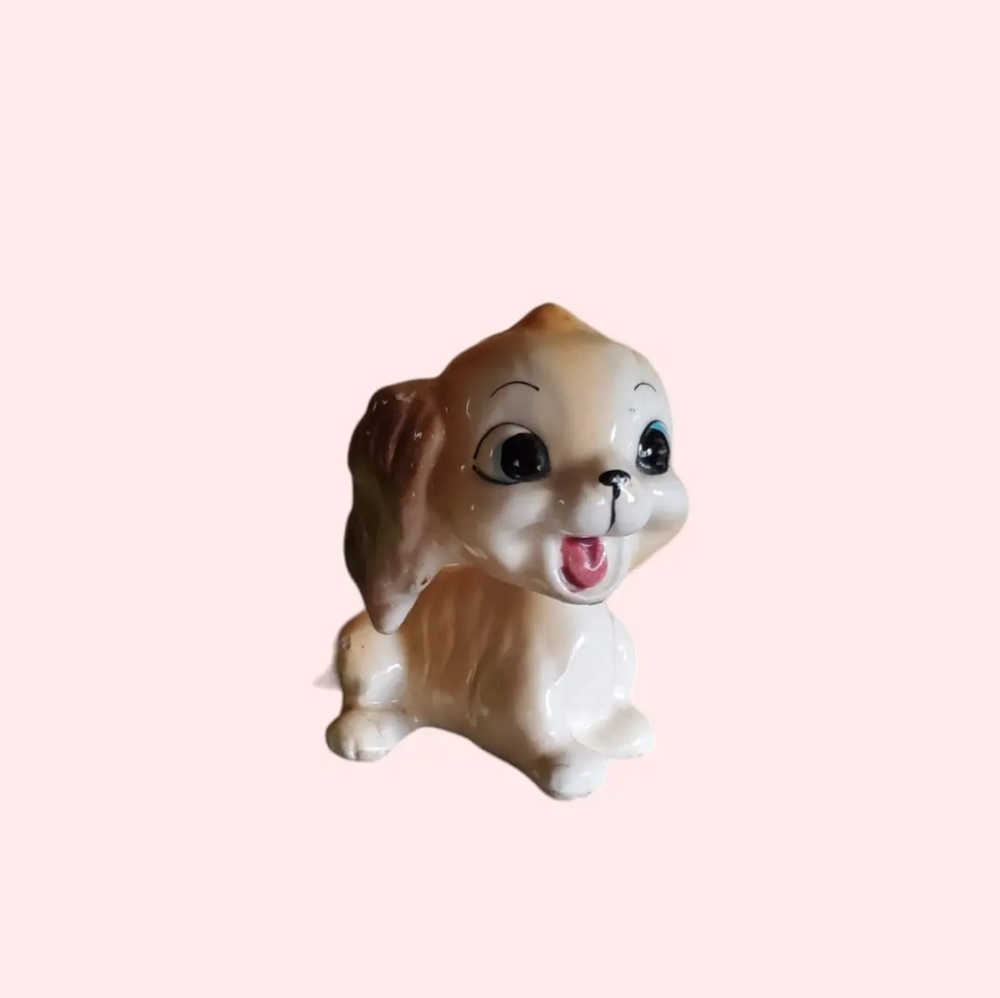 Vintage ceramic Bobblehead dog